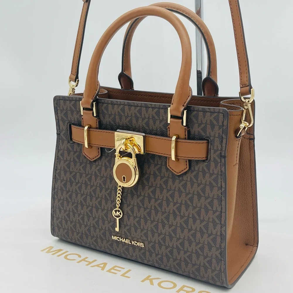 Michael Kors Hamilton Small Satchel Crossbody Bag - Picture 4 of 12